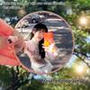 Travel Po Mini Round Mirror Reflective Mirror Spherical Mirror Portable Wide-Angle Lens Handheld Po Props Selfie Accessor