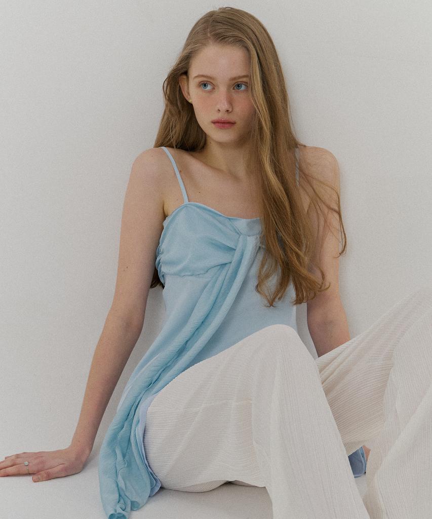 Ridge Sleeveless Tie Dress (2 Colors)