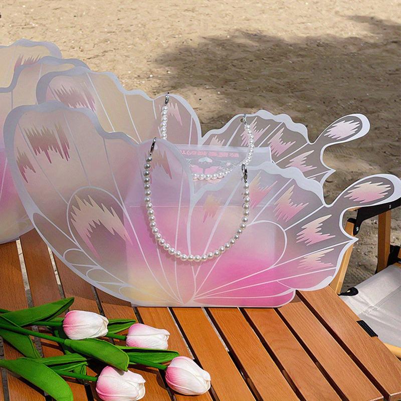 5pcs Candy Gifts Bags Party Supplies Handheld Flower Box Birthday Party Plastic Box Baby Shower 2 Styles