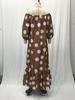 Bohemian Polka Dot Off-Shoulder Women's Dress
