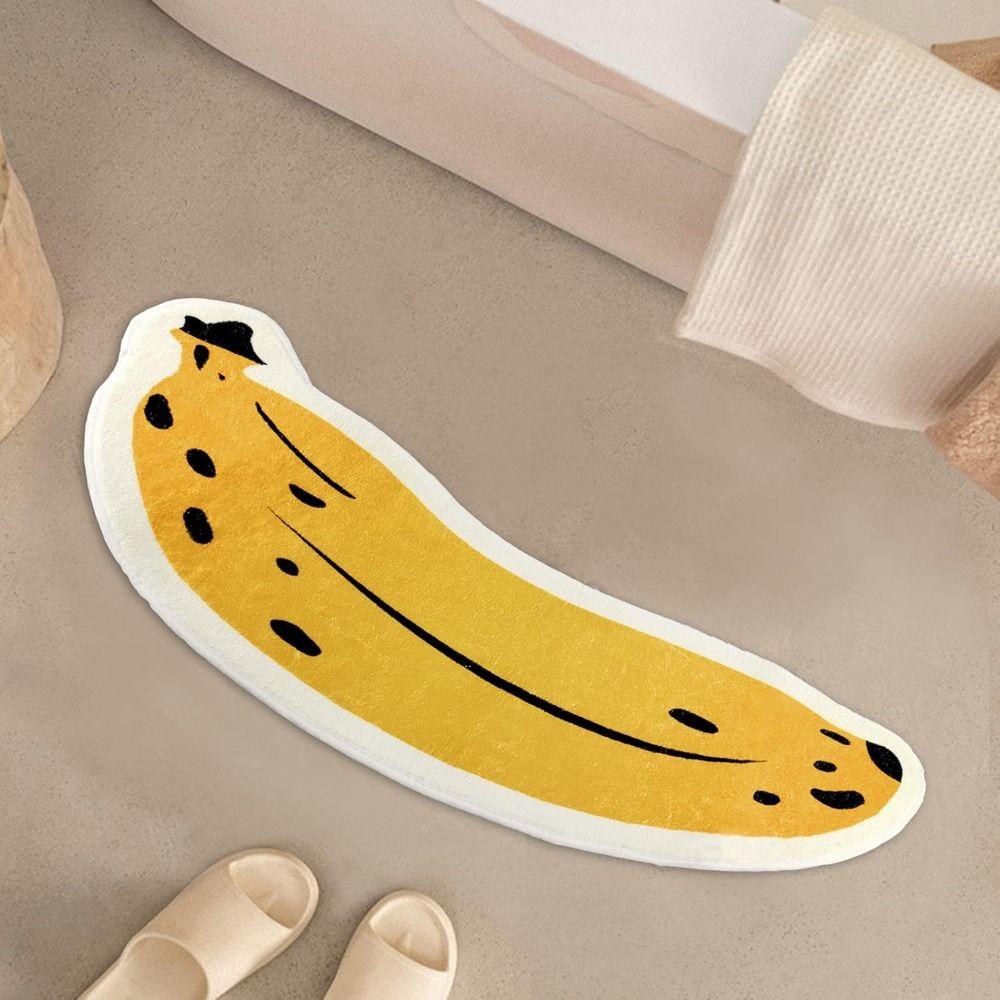 Thicken Fruit Bath Mats Soft Banana Floor Carpets Luxury Fruit Doormat  Shower