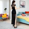 Celebrity Temperament Improved Cheongsam Dress Evening Dress High Sense Split Skirt Waist Sexy Soft Work Clothes