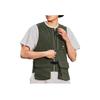 Under Armour Solid Color Pocket Design Logo Print Zipper Outdoor Work Vest Men vests Baroque-Green 1387983-310