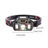 Led Strong Light Headlamp USB Rechageable Motion Sensor Headlight Portable Fishing Camping Outdoor Head Lamp Work Flashlight