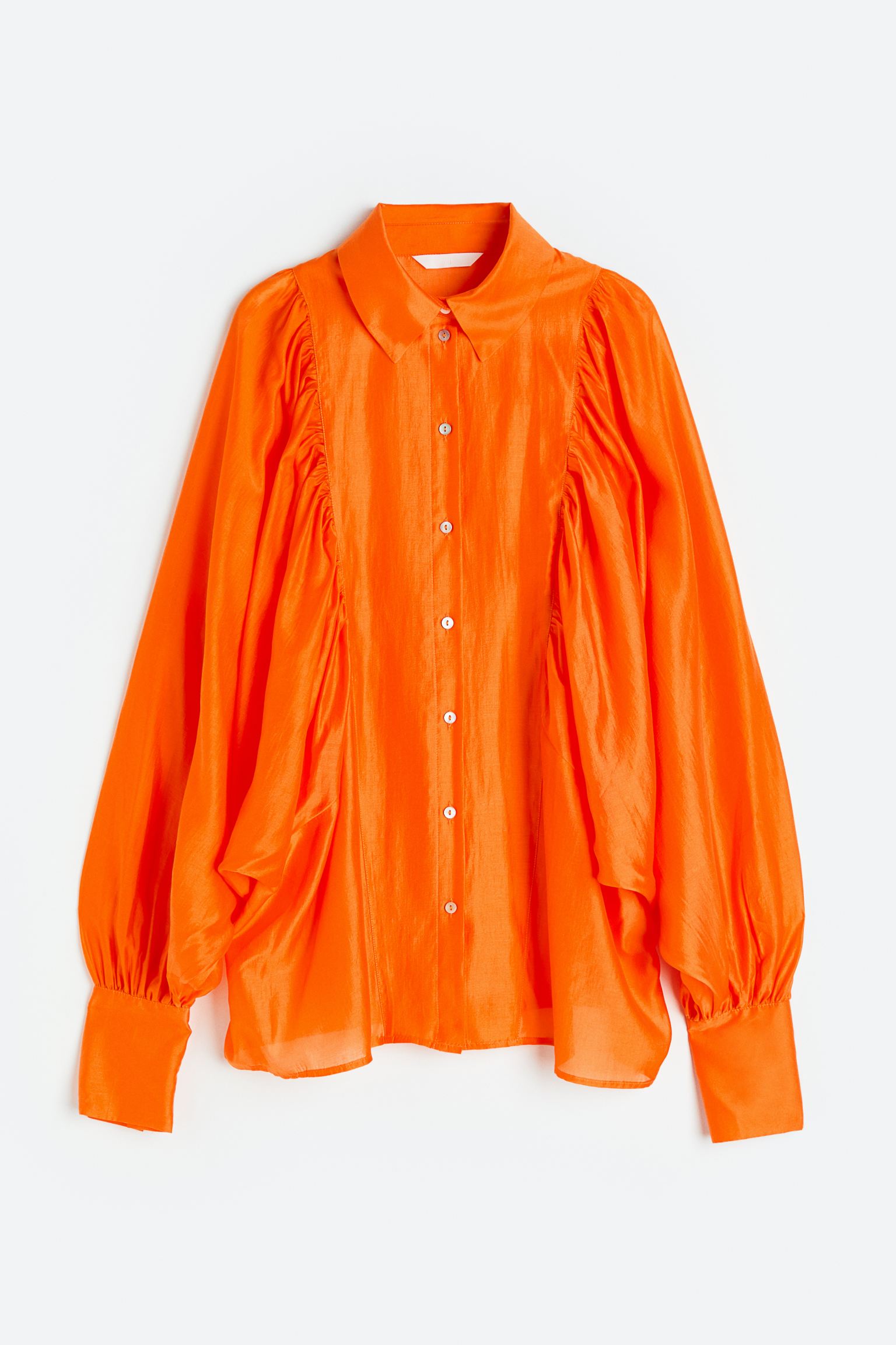 

Balloon-sleeved blouse