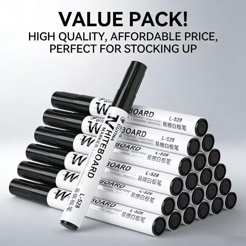 4-100Pcs Erasable Whiteboard Marker Pen Blackboard Marker Teaching Chalk for Glass Office School Stationery White Board Marker