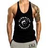 Men's Fitness Tank Top for Muscle Training, Loose Fit, Racerback, Sports Running, Cotton Sleeves, Trendy Style