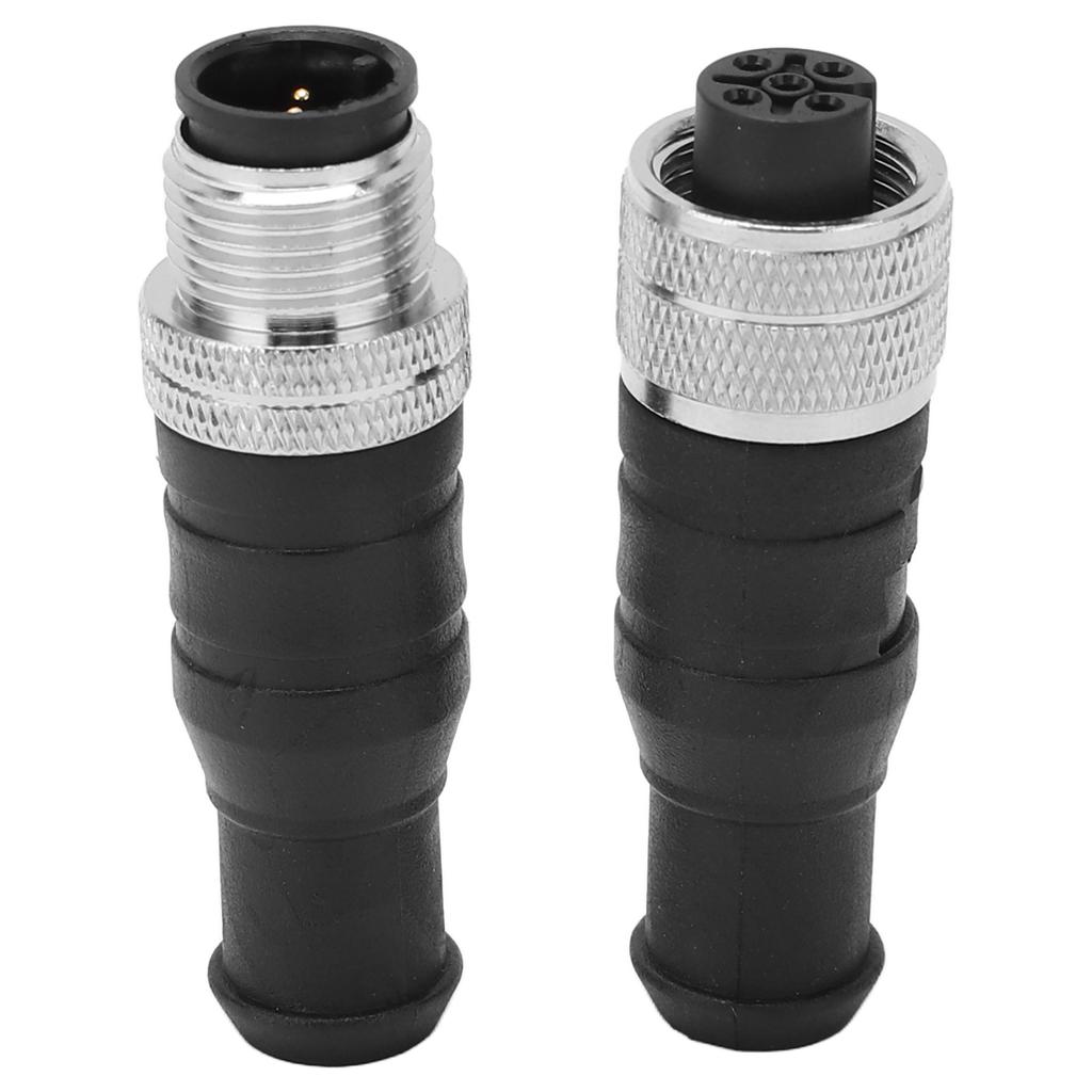 Pair for NMEA2000 Male Female Terminator Resistor 5Pin M12 Thread IP67 Waterproof for Lowrance Networks