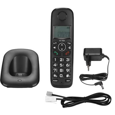 Sluchátko bezdrátového telefonu Bezdrátový telefon s ID volajícího Volání zdarma LCD displej s jednodotykovou volbou