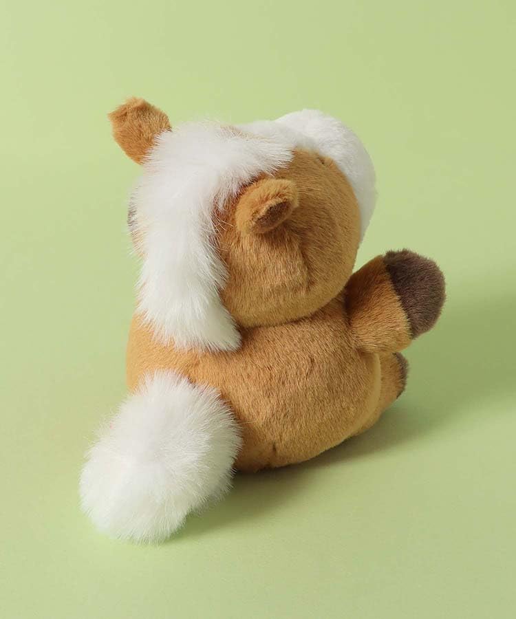 Naito Design Institute's Zodiac Pocha Horse Plush Toy, Brown, 2026, Year of the Horse, New Year's Day, Reiwa 8