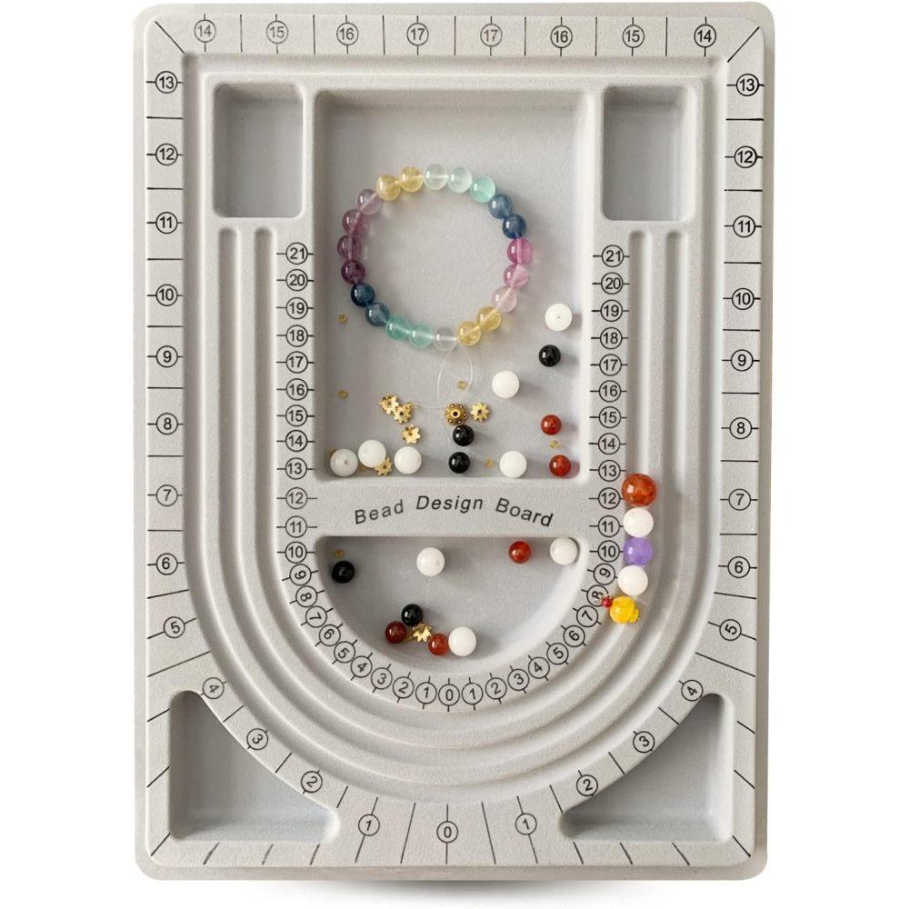 

Пластина для бисера, Измерительная пластина для бисера, Лоток для дизайна ювелирных изделий, Стол для дизайна бисера, Подходит для ожерелья, изготовления ювелирных изделий