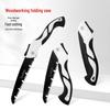 Folding Handheld Outdoor Saw with Teflon Blade for Wood, Garden, and Fruit Trees - High Branch Logging Tool