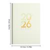 2026 Classic Planner Horizontal Daily Planning Notebook for Efficient Task Management and Planning