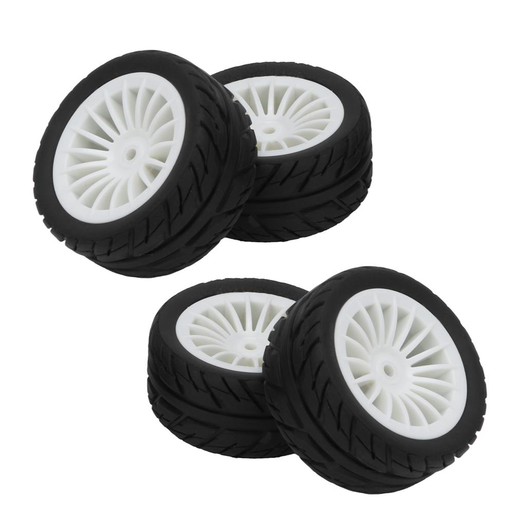 4Pcs Rubber Tire Strong Grip Powerful Buffering Racing Car Tires for UD1601 UD1602 UD1603 UD1604 UD1607 SG1603 SG1604