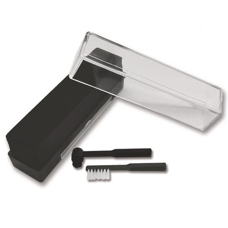 

1 комплект антистатических чистящих средств для виниловых пластинок, щетка для удаления пыли для проигрывателя виниловых пластинок LP чёрный