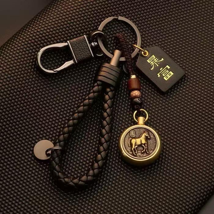 Starry Sky Bear High-End Keychain for Men and Women
