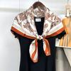Silk Spring And Autumn Retro Cashew Flower Scarf Small Scarf Silk Mulberry Silk Silk Scarf 90 Square Scarves Women