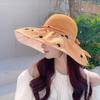 New Women'S Summer Big Brim Sun Hat Children'S Versatile Sunscreen Fashion Show Face Small Bucket Hat