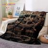 3D Ancient Nautical Chart World Map Compass Soft Flannel Blankets,Throw Blanket Comfortable Blanket for Picnic Beds Sofa Bedroom