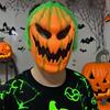 Halloweenská hororová maska ďábla, maska dýně, vtipná cosplay maska pro hraní rolí, démonický teror, karnevalová párty, kostýmní rekvizity