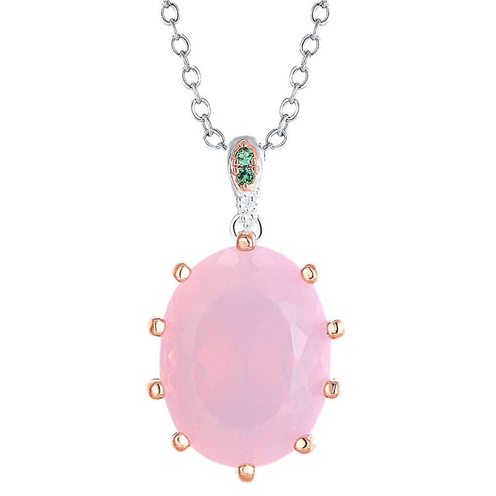 YLKBTY Pink Pendant Necklace For Women