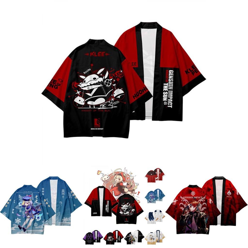 Genshin Impact Cosplay Kimono Costume For Adults With Exquisite Breathable Fabric