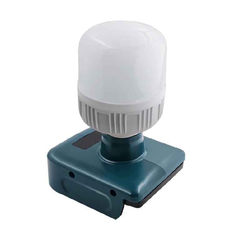 LED Work Lights with LED Bulb, 12W 1300lm Protable LED FloodLight for 18V Battery 6500K Cordless Flashlight for Outdoors