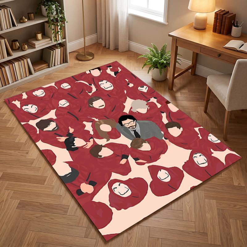 Money Heist (1) Office carpets suitable for living rooms bedrooms offices and kitchens a gift for modern home decor