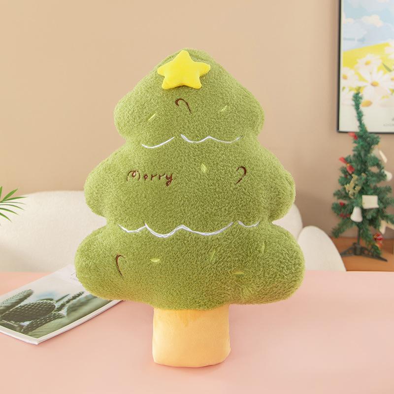 

Дерево Рождественская Плюшевая Игрушка Мультяшное Украшение Подушка для Дивана Подарки Подушка зелёный