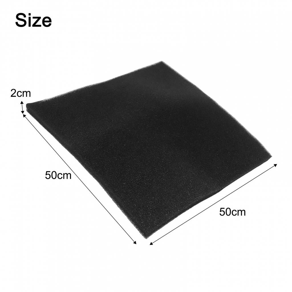 Fish Tank Pond Fish Tank Filter Water Cleaning Foam Black Polyether