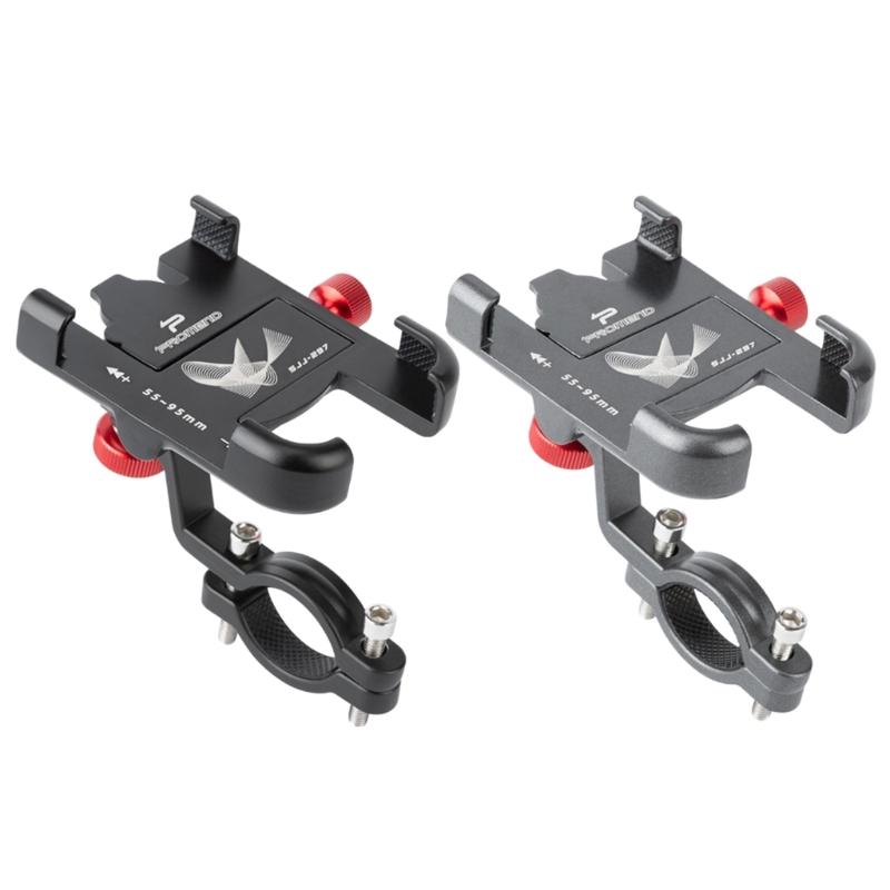 Verstellbare Fahrrad-Handyhalterung Ständer Rutschfest Universal Fahrrad Motorräder Lenker Handyhalterung Clip Einfach zu installieren