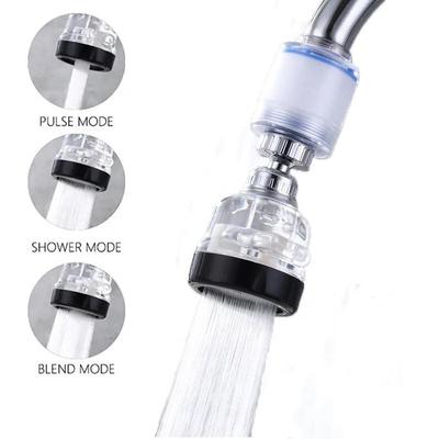 3-Modus-Wasserhahn für Küche und Bad, mit Filter, 360° drehbar, schwenkbar, wassersparend, Wasserhahn, Wassersprüher, Mischer, Luftsprudler, Hahnverlängerung, Zubehör für Küchenspüle