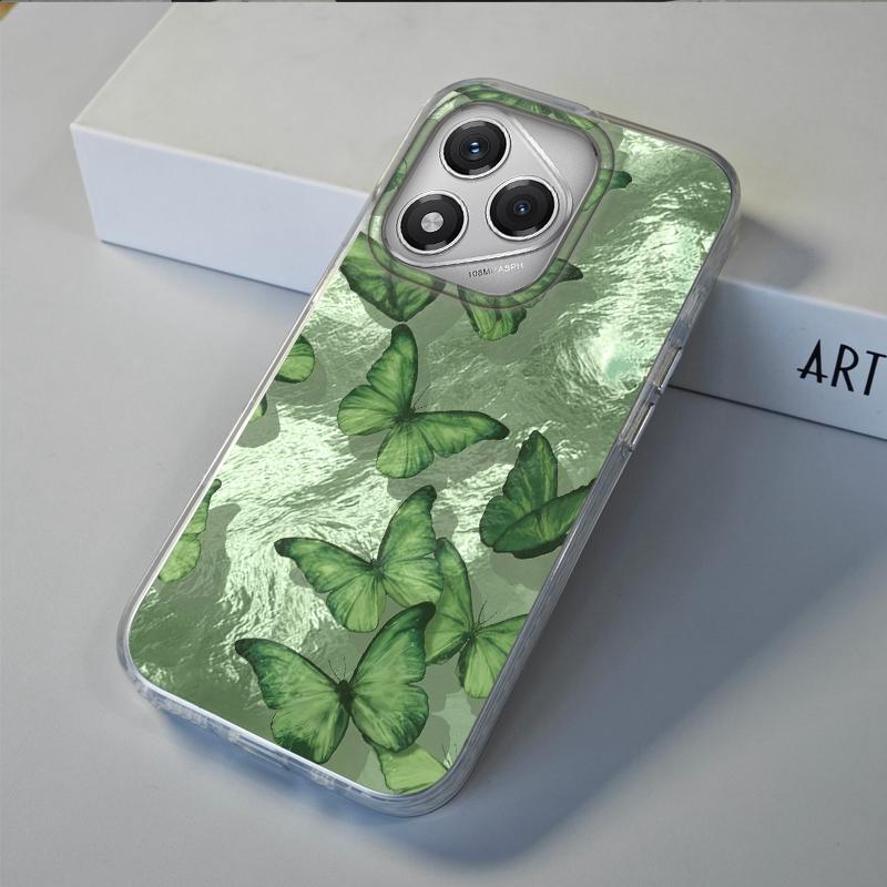 Butterfly Women Case For Samsung A56 A16 A17 S24 S25 FE Xiaomi Redmi Note 14 13 Pro 14C A5 Huawei Honor 400 200 Lite Pro iPhone 16 Shockproof Cover