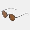 MATTEPUZ MP-13 Titanium Sunglasses BROWN BLACK
