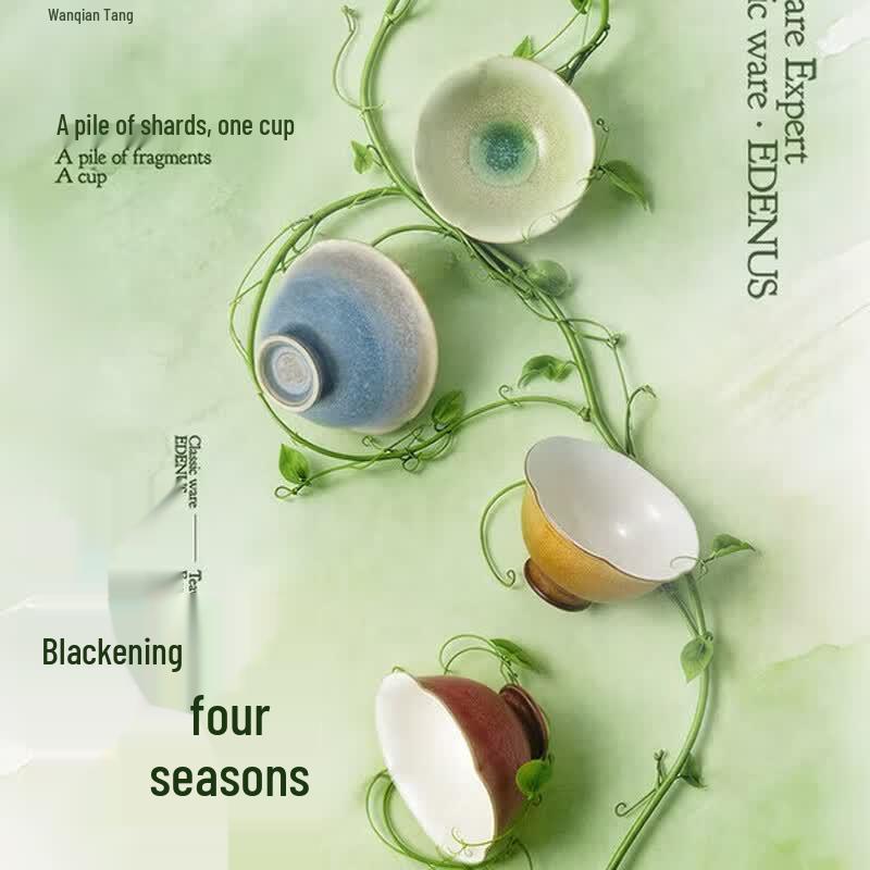 Edenus Ceramic Four Seasons Teacup