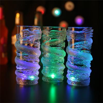 1 Pc Colorful LED Light Cup Creative Glow Drinkware Dragon Decoration for Party Bar Clubs Festive Event