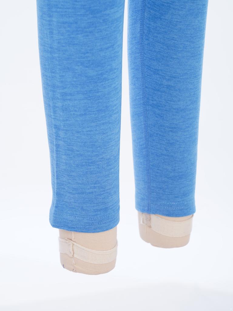 Dětská teplá souprava na doma 2dílná, Jednobarevné termotričko s dlouhým rukávem a kalhoty s elastickým pasem, Zimní spodní prádlo na spaní