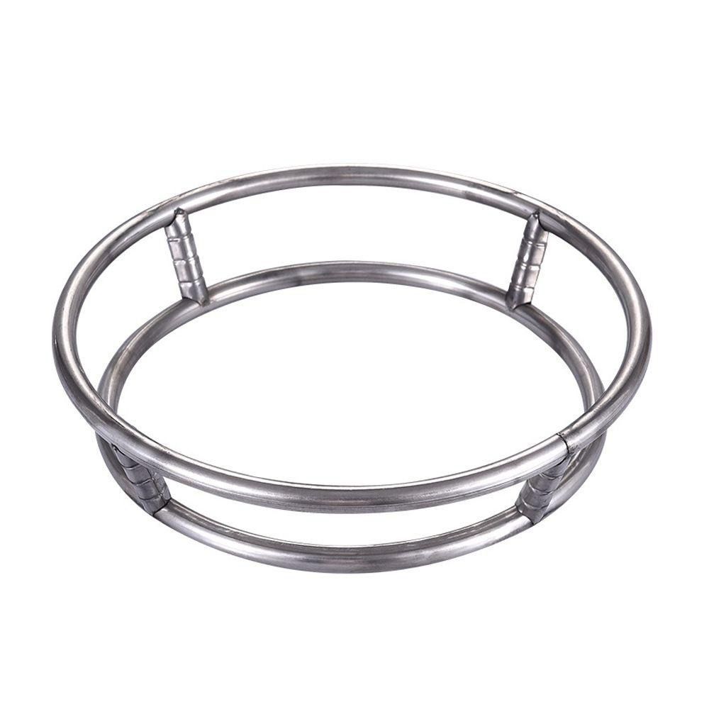 1Pcs Stainless Steel Pot Mat Round Bottom Cookware Ring New Wok Rack