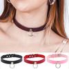PU Necklace Punk Leather Anime Chainsaw Man Reze Cosplay Choker  Collar Pull Ring Chain Unisex Party Props
