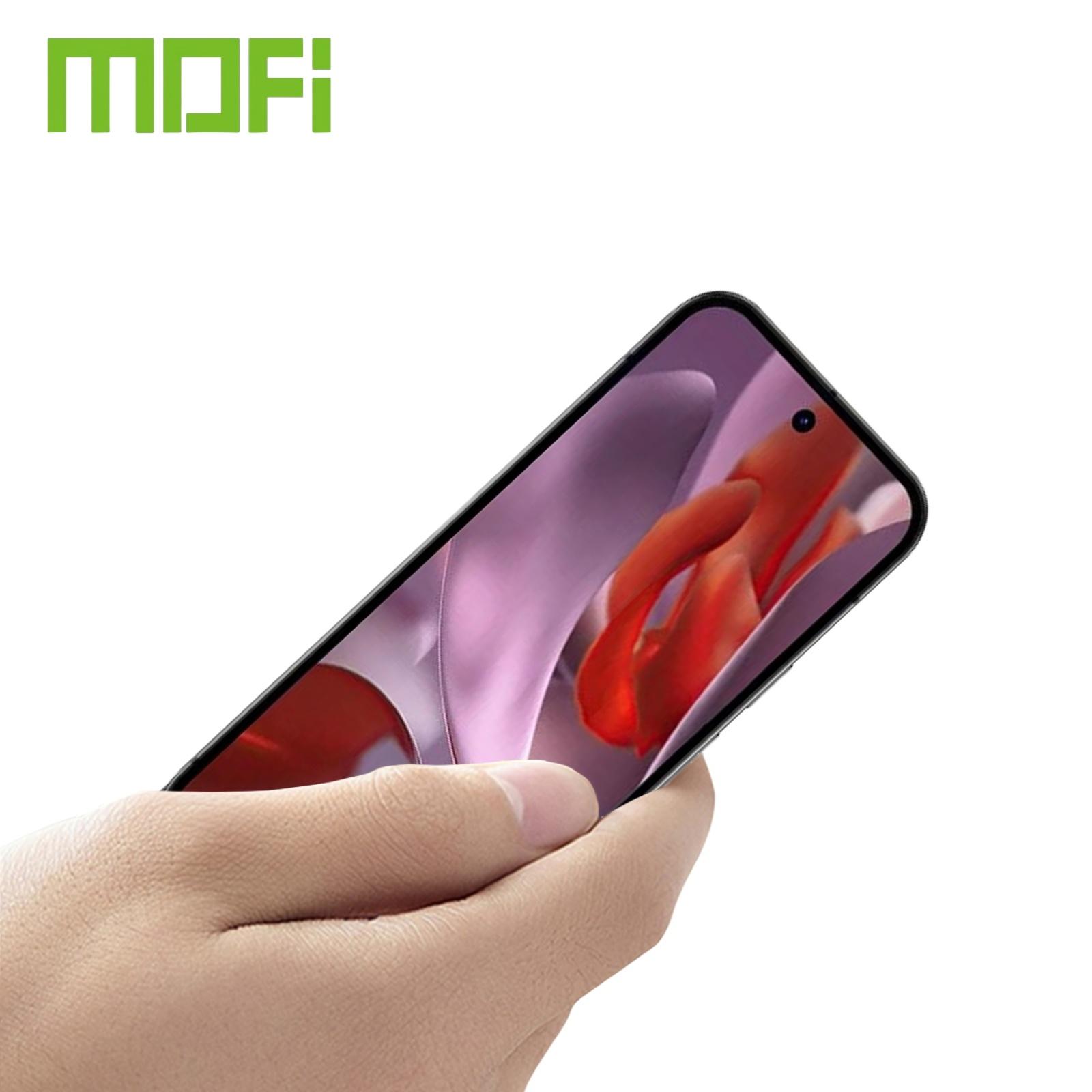 

For Google Pixel 9a Screen Protector MOFI 9H 3D Curved Tempered Glass Film Black