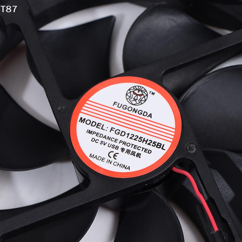For Raspberry Radiator Ventilation Oil Bearing PC Computer Case Cooler 60mm USB Fan 5V Brushless Cooling Fans