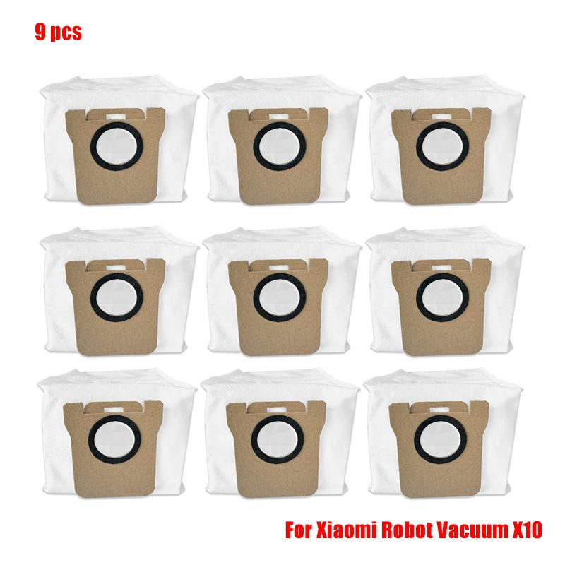 Main Side Brush Hepa Filter Mop Cloth Dust Bag For Xiaomi Robot Vacuum X10 Robot Vacuum Cleaner Parts Replacement Accessories