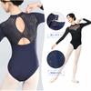 FLORPERRY Lace High Neck Ballet Adult Fitness Dance Ballet Dancewear for and XXL Women's Leotard, Wear, One-Piece Outfit, Ballet, Yoga, Gymnastics,