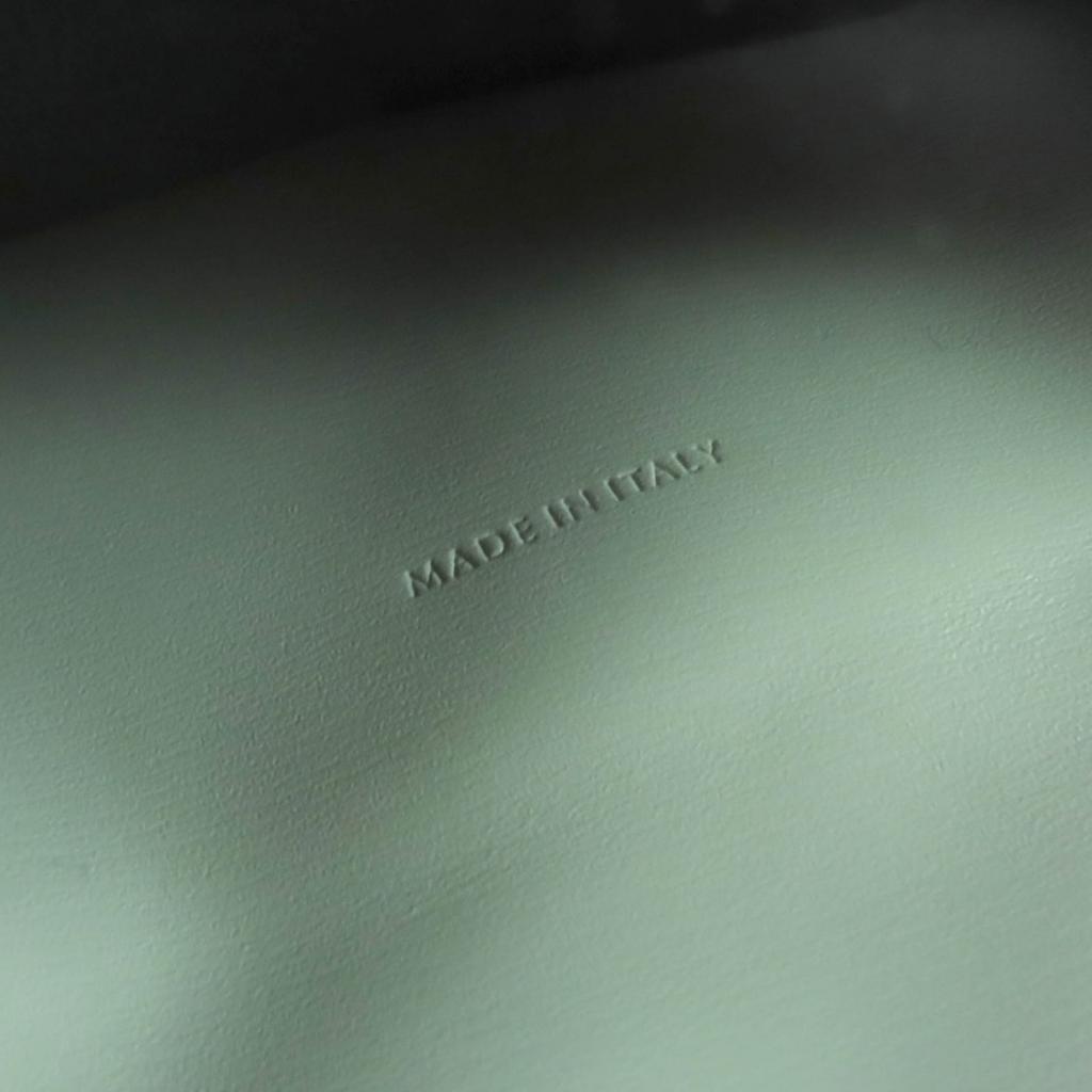 Pristine JIL SANDER Purse Logo leather long wallet Moss green leather Women Used