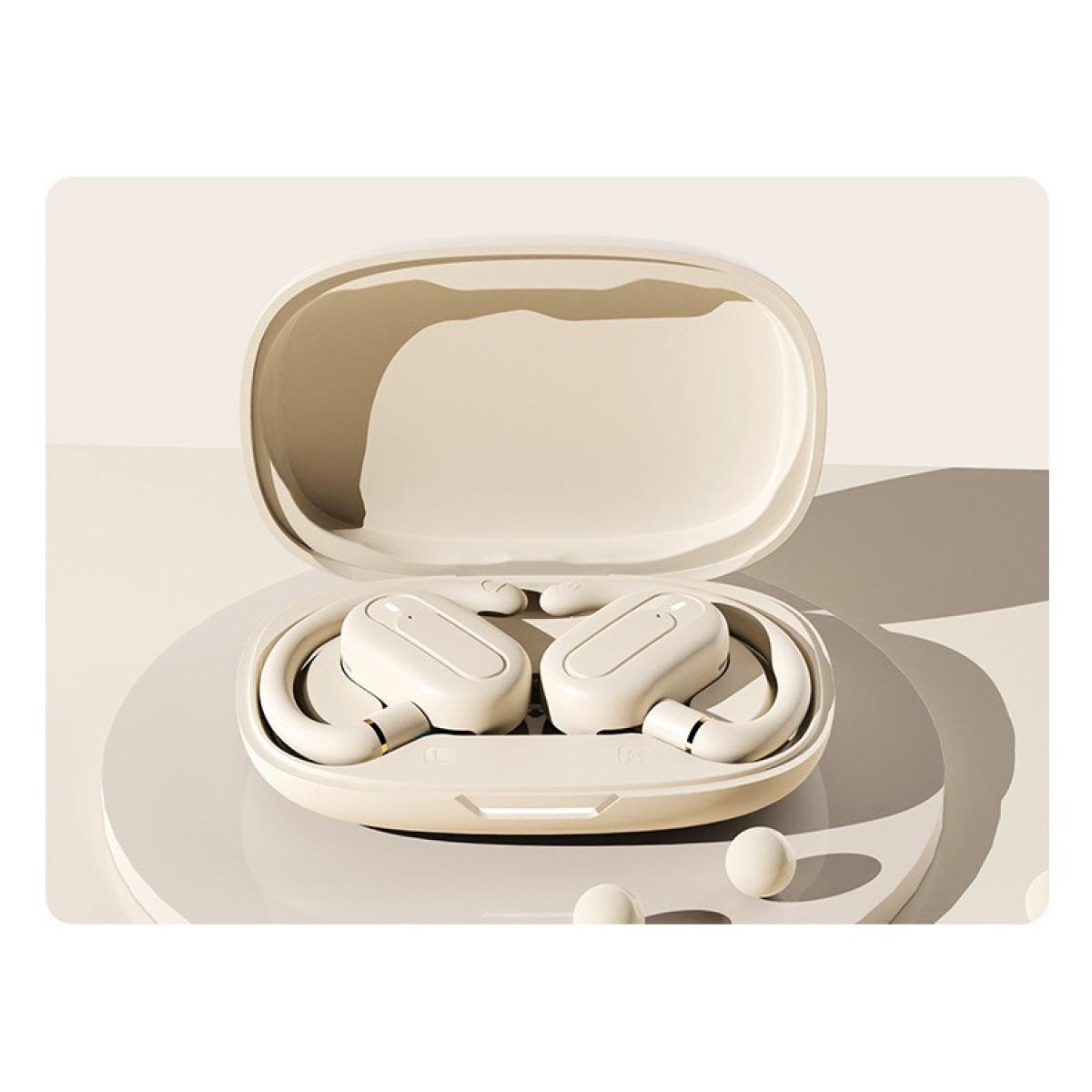 

Беспроводные наушники OpenBuds True Open Ear с регулировкой угла наклона, Bluetooth 5.4 с двухосевой конструкцией для длительного комфорта (бежевый) бежевый