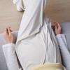 2024 Spring/Summer Maternity Wide-Leg Drawstring Pants - Long, Straight-Leg, No Belly Support, Casual Fit