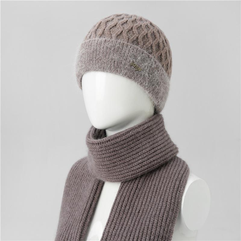 Winter old hat women's warm ear protection wool hat fleece knitted hat cold hat