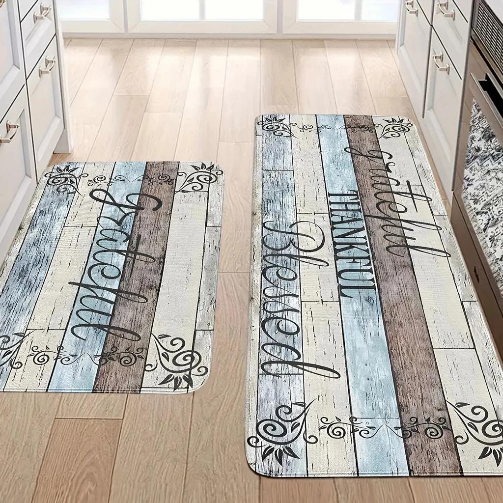 1PC Paw Print Pattern Kitchen Rug Non-Slip Door Mats Pop Design Bathroom Rug Bath Mat Carpet for Home Sink Laundry Decor