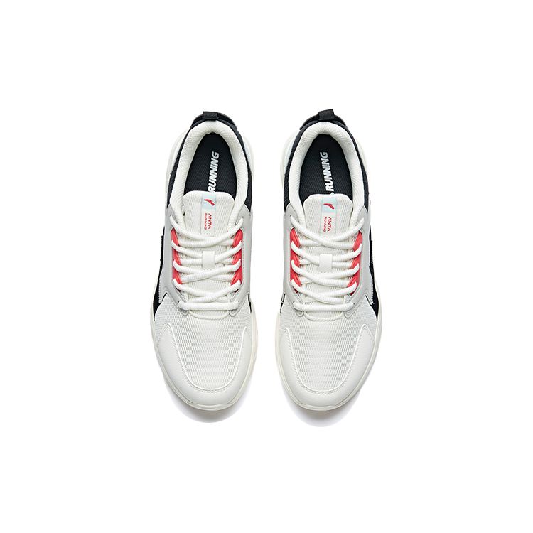 Anta Running Series Versatile Trendy Low-Top Running Shoes Women Sneakers White Black Gray 121935524R-2