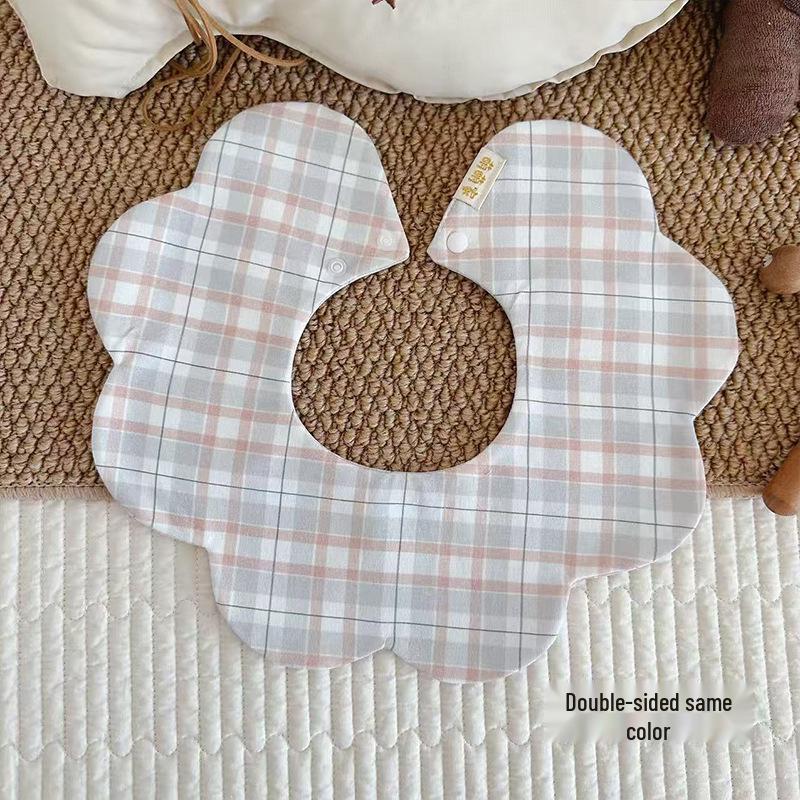 Koreanischer Stil Baumwolle Weich Wasserdicht Baby Sabberlätzchen, Doppelseitig, für 0-2 Jahre